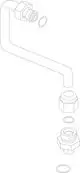 BOSCH-Verbindungsrohr-Armatur-Brenner-kpl-7100833 gallery number 1